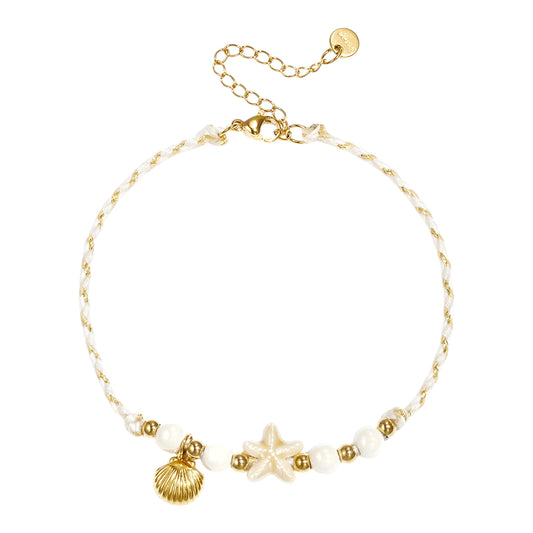Starfish Anklet – Riviera Pearl