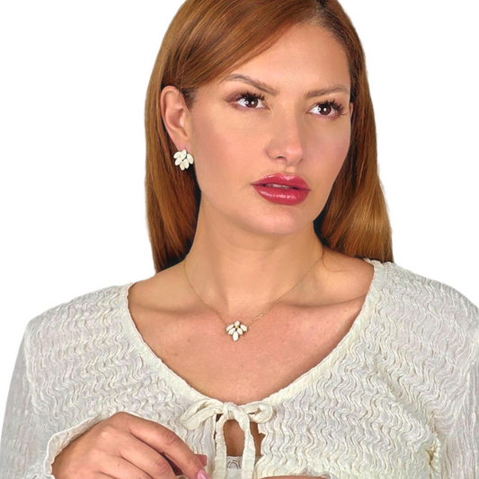 Emira White Set - Bourga Collections