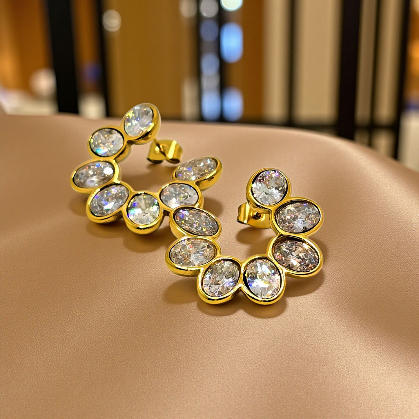 Baronia Earring Studs - Bourga Collections