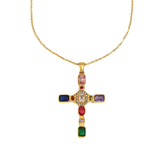 Regalia Cross Necklace - Bourga Collections