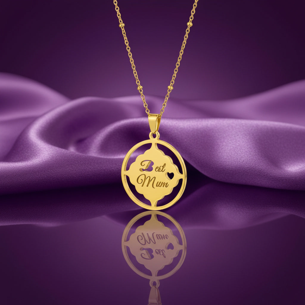 Best Mum Necklace - Bourga Collections