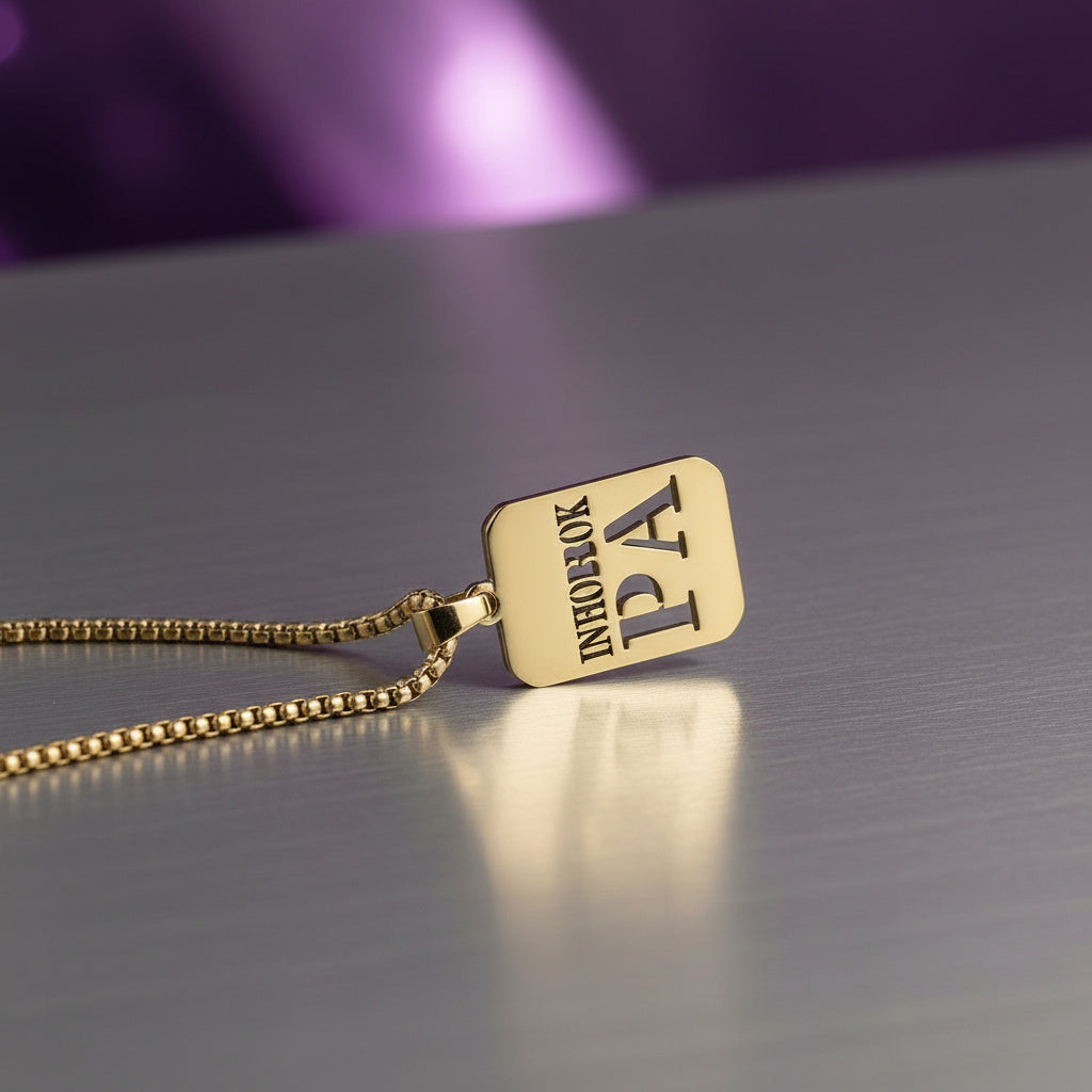 Inħobbok Pa Necklace Gold
