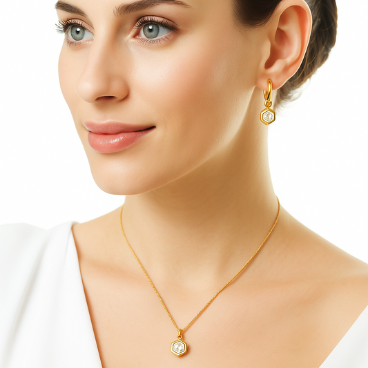 Crystelle Necklace - Bourga Collections