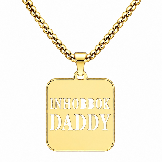 Inħobbok Daddy Necklace Gold