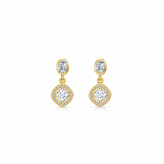 Petite Blanc Earrings - Bourga Collections