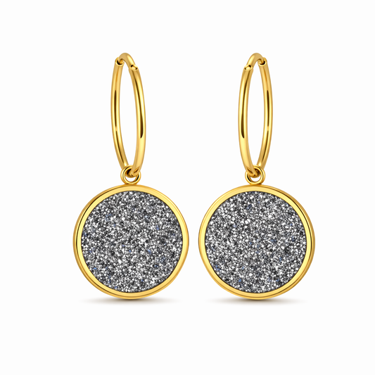 Bourga Glint Silver Earrings - Bourga Collections