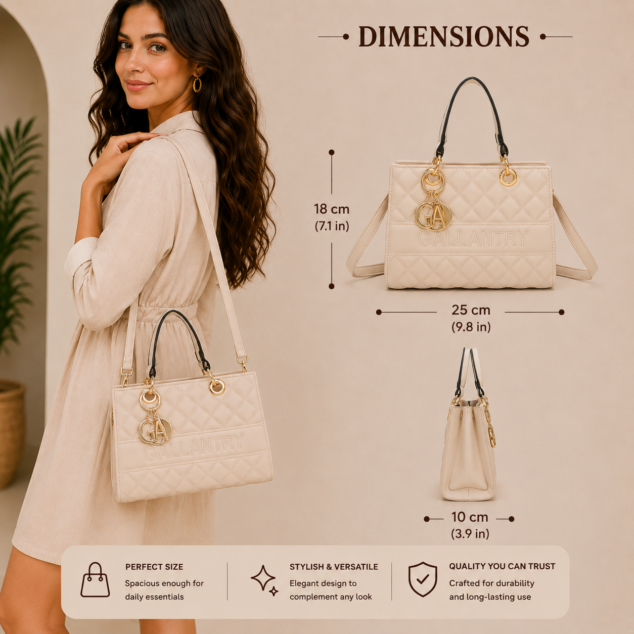La Matelasse Beige - Bourga Collections