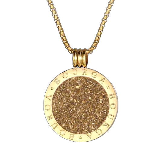 Bourga Glint Gold Pendant - Bourga Collections