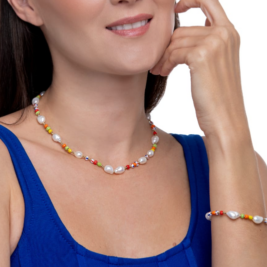 Veneto Beads Necklace - Bourga Collections