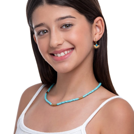 Lewlu Turquoise Necklace - Bourga Collections