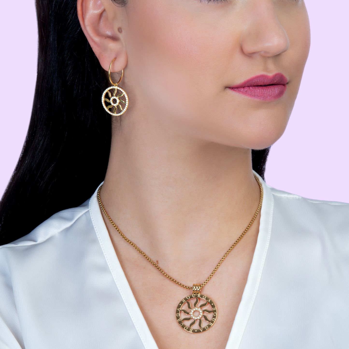 Bourga Sole Diamante Pendant - Bourga Collections