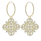 Bourga Folium Diamante Earrings - Bourga Collections