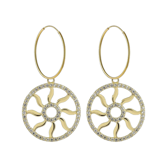 Bourga Sole Diamante Earrings - Bourga Collections