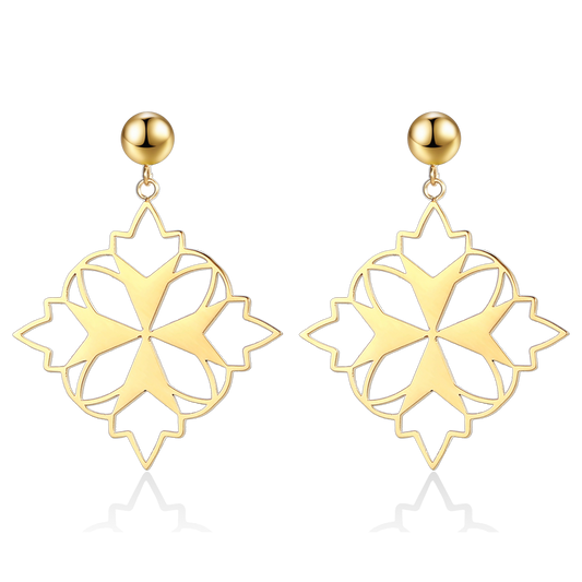 Ġorga Maltese Cross Earrings - Bourga Collections