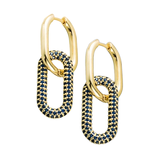 Cubiko Blue Earrings - Bourga Collections