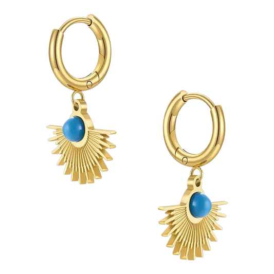 Lewlu Turquoise Earrings - Bourga Collections