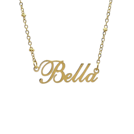 B Name Necklaces - Bourga Collections