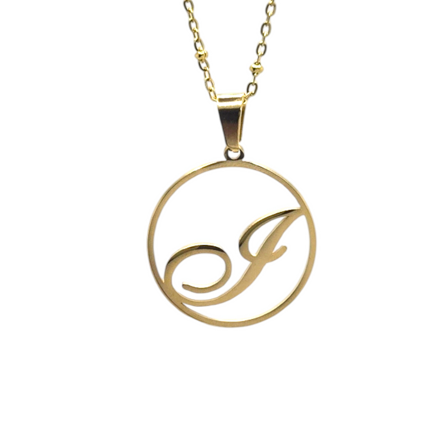 I Initial Necklace - Bourga Collections