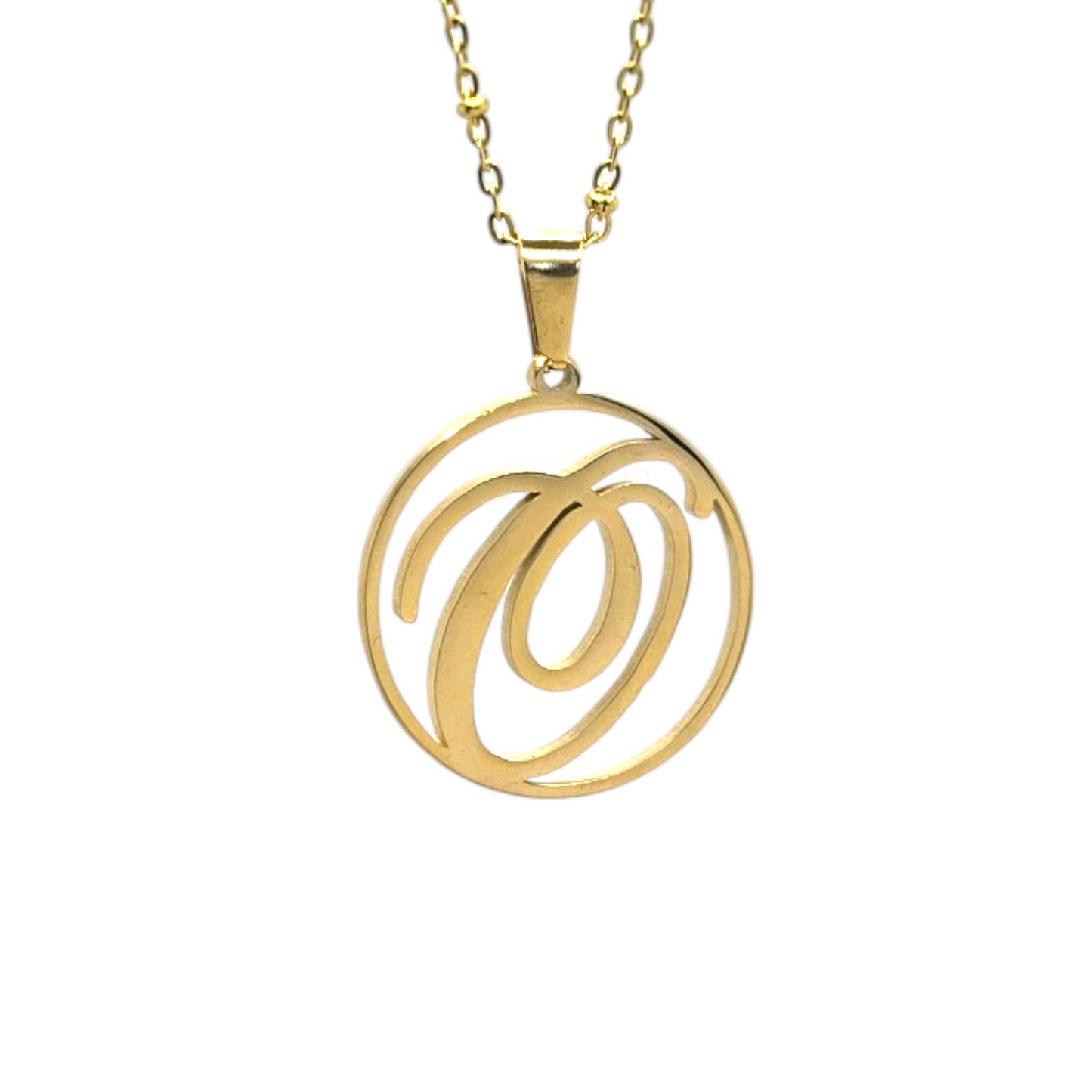 O Initial Necklace - Bourga Collections