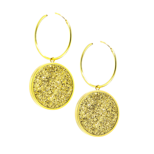 Bourga Glint Gold Earrings - Bourga Collections