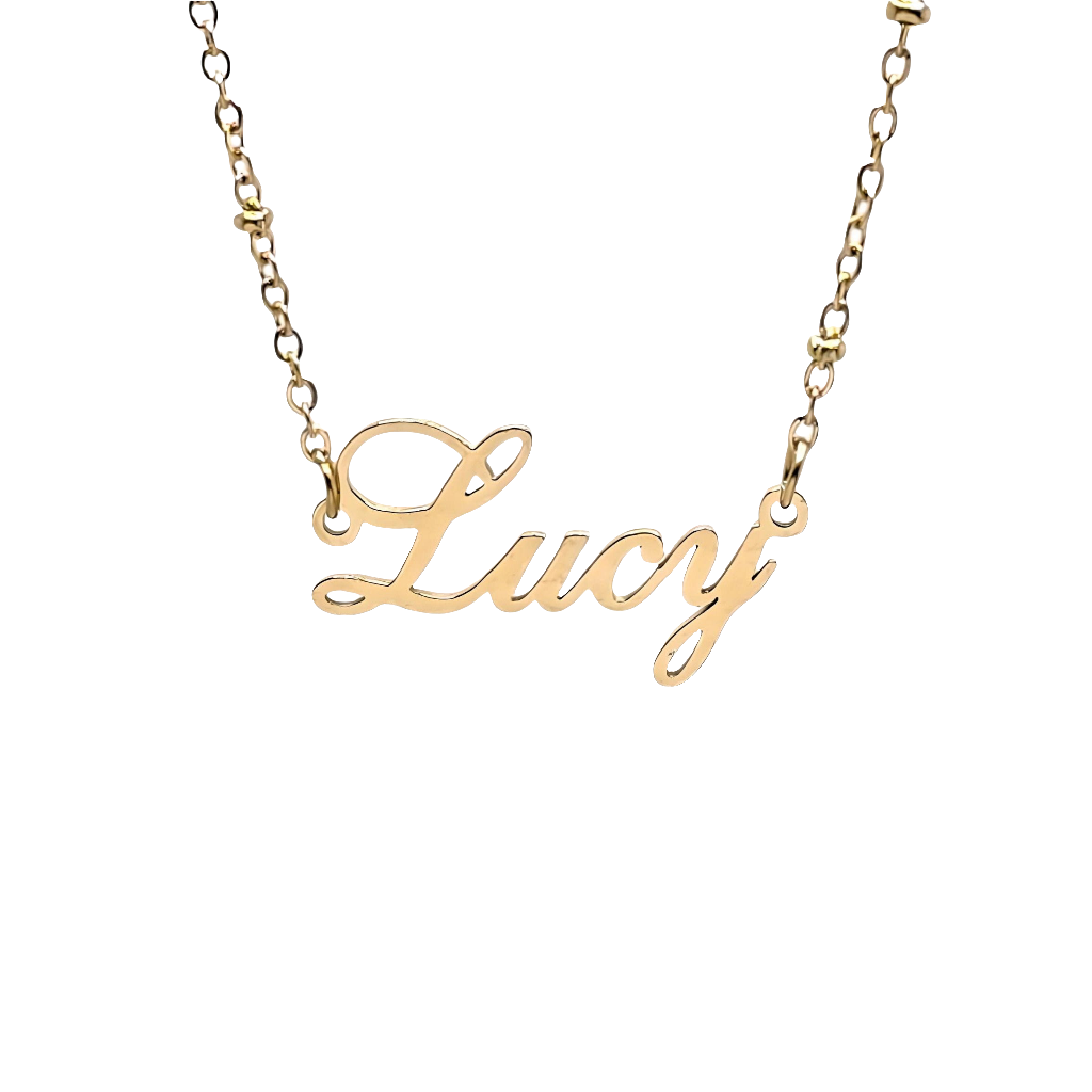 L Name Necklaces - Bourga Collections