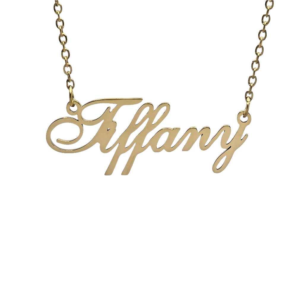 T Name Necklaces - Bourga Collections