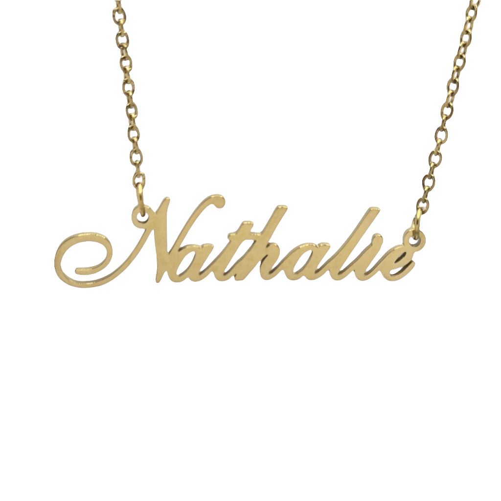 N Name Necklaces - Bourga Collections