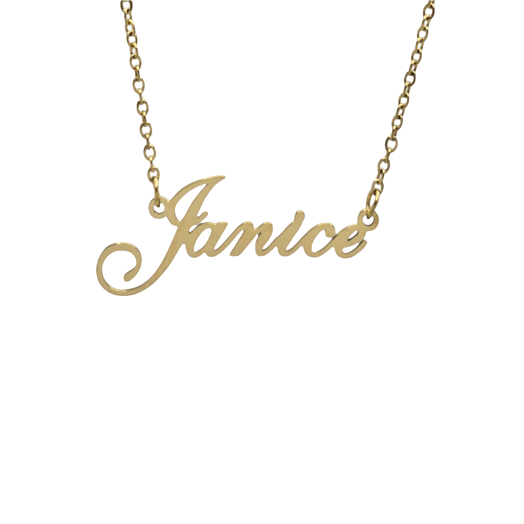 J Name Necklaces - Bourga Collections