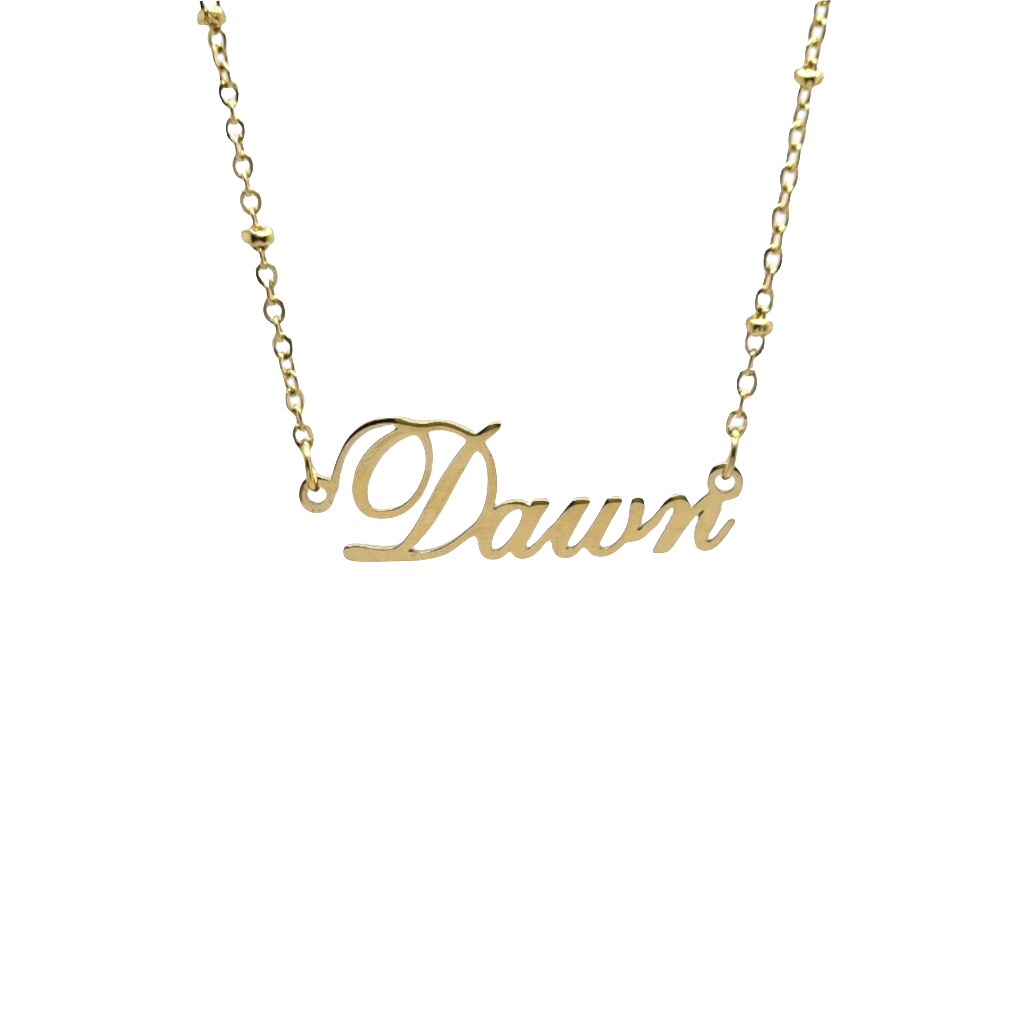 D Name Necklaces - Bourga Collections