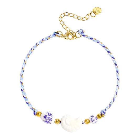 Coralia Anklet – Azure