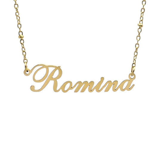 R Name Necklaces - Bourga Collections