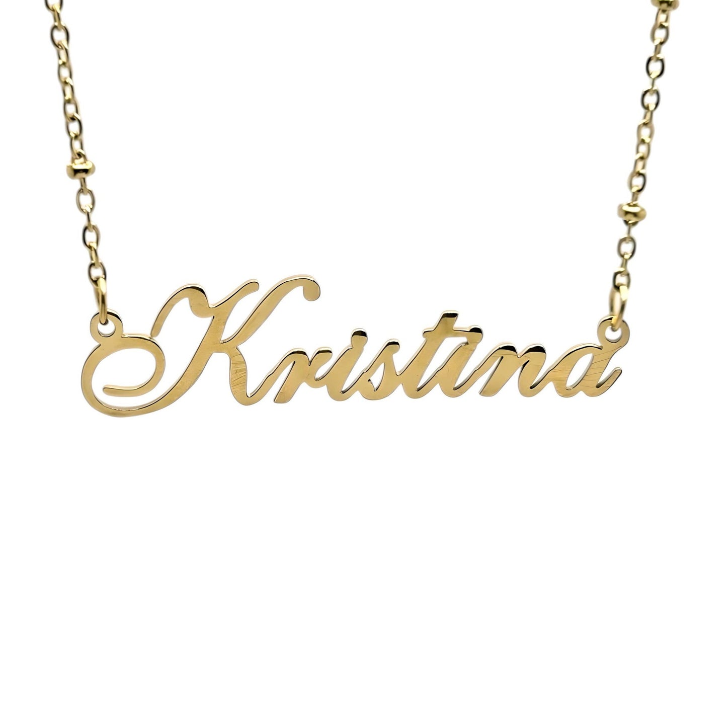 K Name Necklaces - Bourga Collections