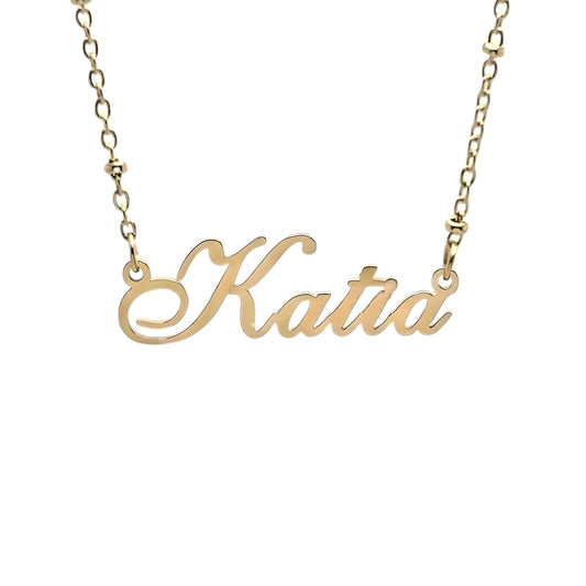K Name Necklaces - Bourga Collections