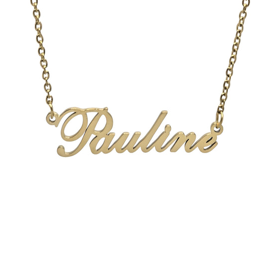 P Name Necklaces - Bourga Collections