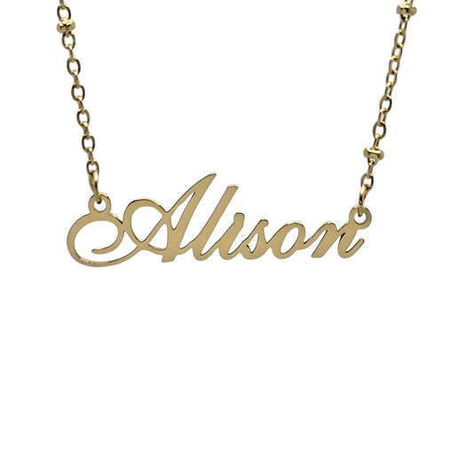 A Name Necklaces - Bourga Collections