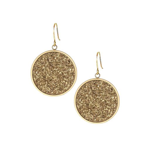 Bourga Glint Gold Earrings - Bourga Collections