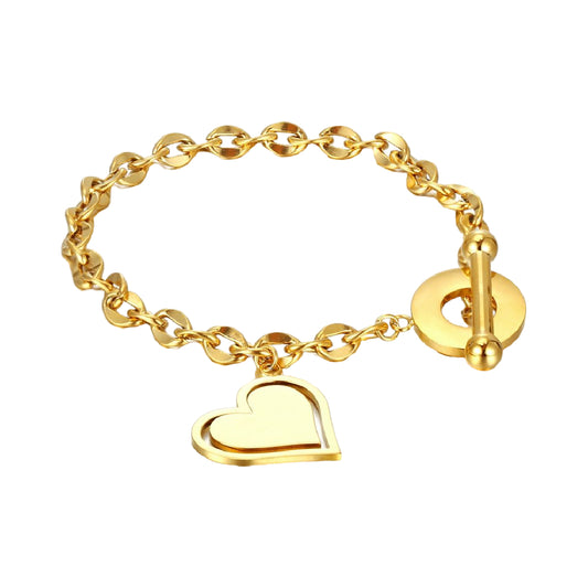 Bourga Heart of Gold Bracelet - Bourga Collections