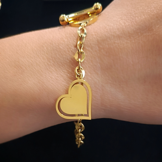 Bourga Heart of Gold Bracelet - Bourga Collections