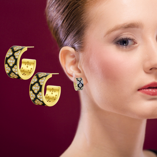 Burshka Black Clover Hoops - Bourga Collections