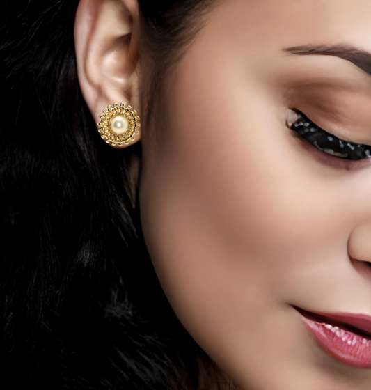 Regal Earring Studs - Bourga Collections