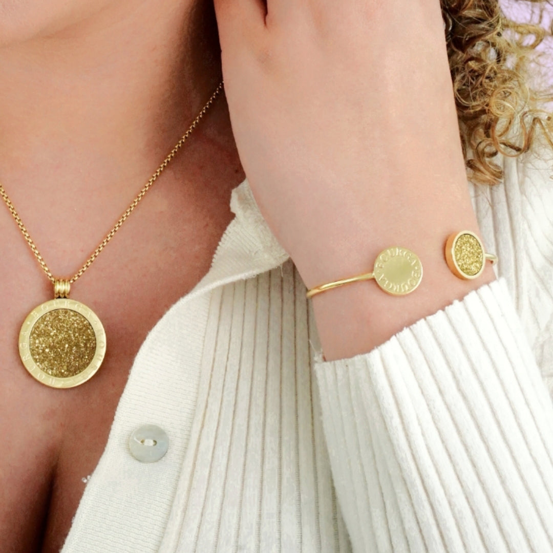 Bourga Glint Gold Pendant