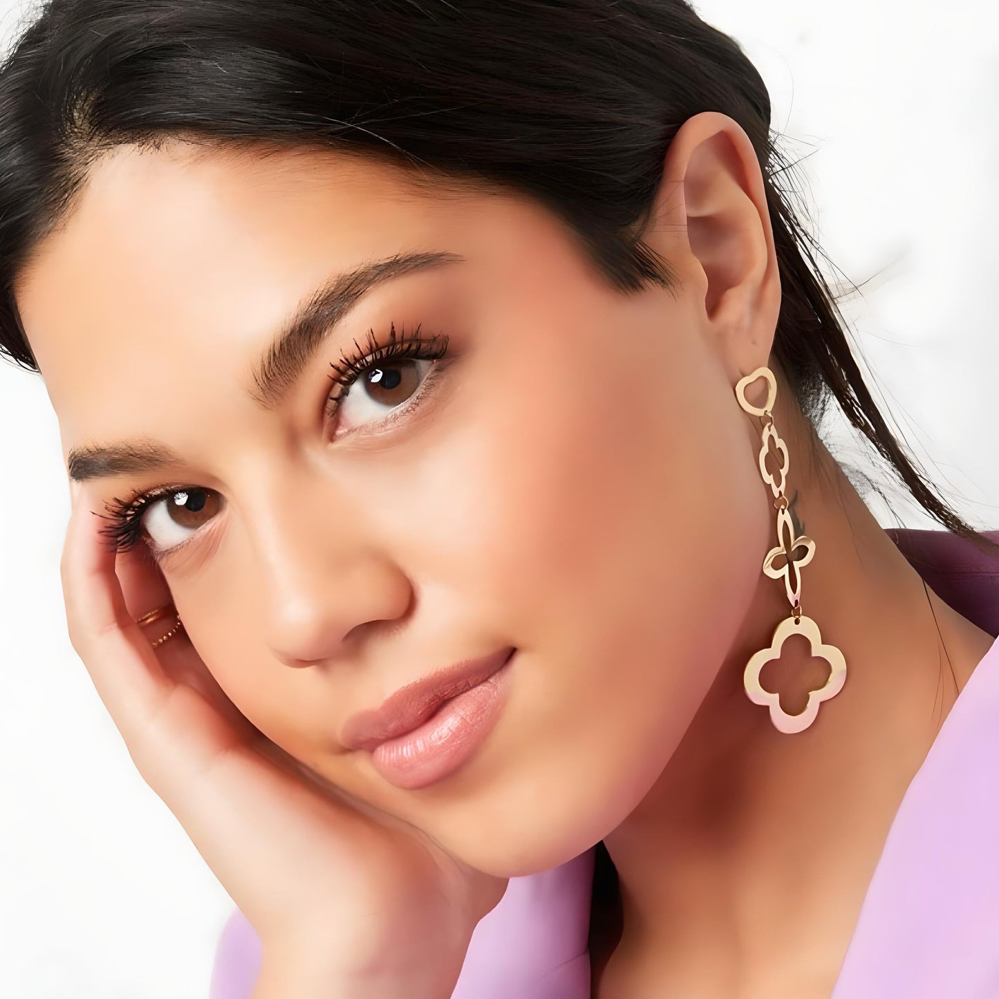 Clover Statement Earrings - Bourga Collections