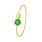 Lussera Bangle Emerald & Soft Green - Bourga Collections
