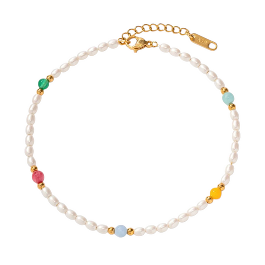 Pearl Dune Anklet - Bourga Collections
