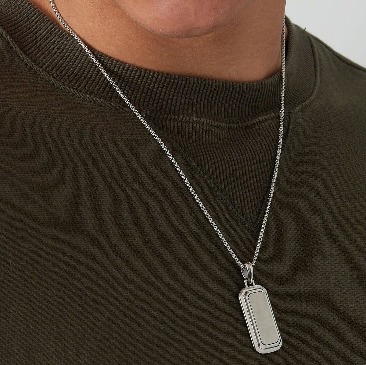 Blank Tag Pendant - Bourga Collections