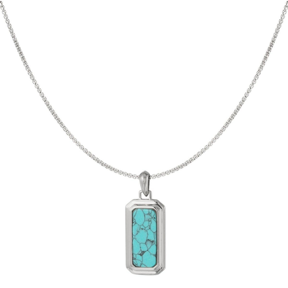 Turquoise Tag Pendant - Bourga Collections