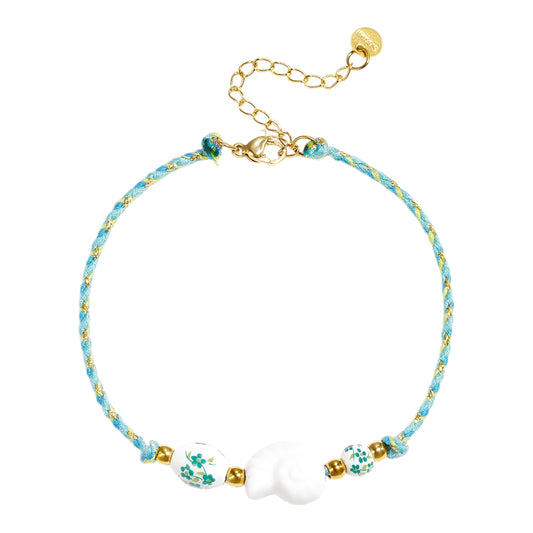 Coralia Anklet – Seafoam