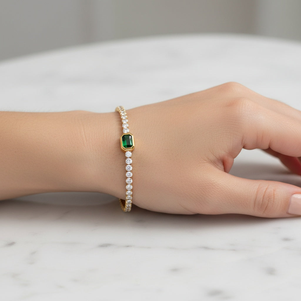 Contessa Verde Bracelet - Bourga Collections