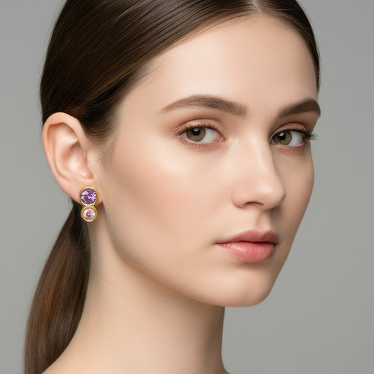 Viola Earring Studs - Bourga Collections