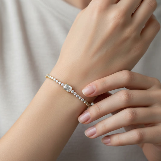 Baronessa Bianca Bracelet - Bourga Collections